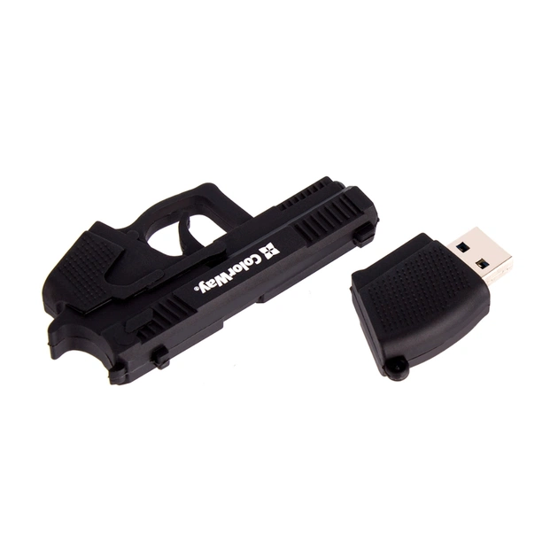 USB флеш накопичувач ColorWay Pistol 64 GB 3.0 Black (CW-USBPL64) - picture 7