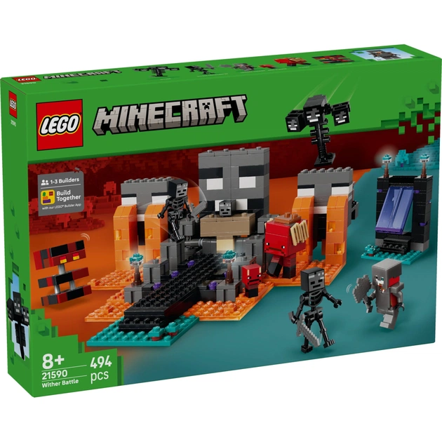 Конструктор LEGO Minecraft Битва за Візер (21590-) - зображення 1