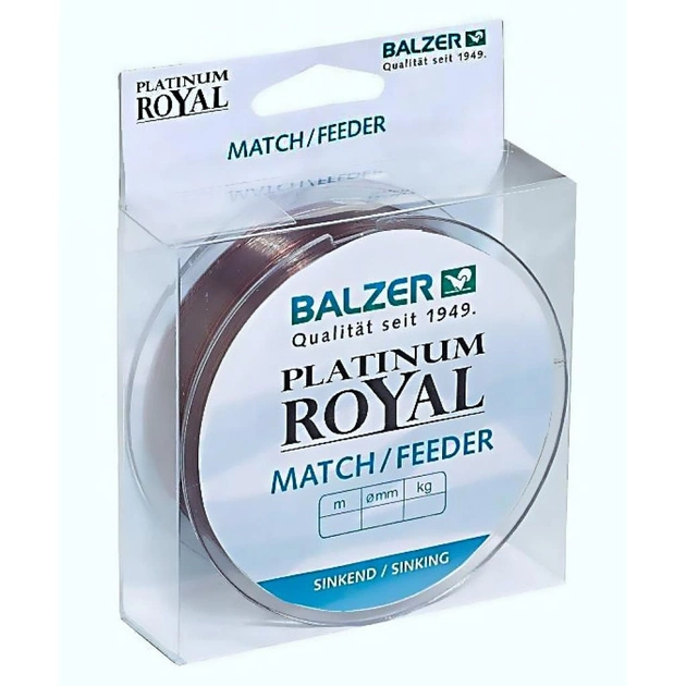 Волосінь Balzer Platinum Royal Match/Feeder 0.25мм 200м 5.20кг тонуча (12097 025) - изображение 1