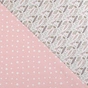 Постільна білизна Home Line Цвітіння трав/Горох рожевий бязь полуторна (176186) - зменшене зображення 2