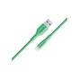 Дата кабель USB 2.0 AM to Lightning 1.0m 2A green Promate (xcord-ai.green) - уменьшенное изображение 1