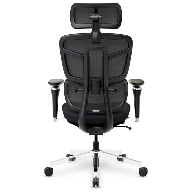 Офісне крісло Mealux S4 Air Fabric Black (HF-S4 F/B) - зображення 7