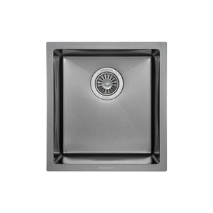 Мийка кухонна GRANADO Under top mini STEEL S201 black (GS10201B) зображення 1