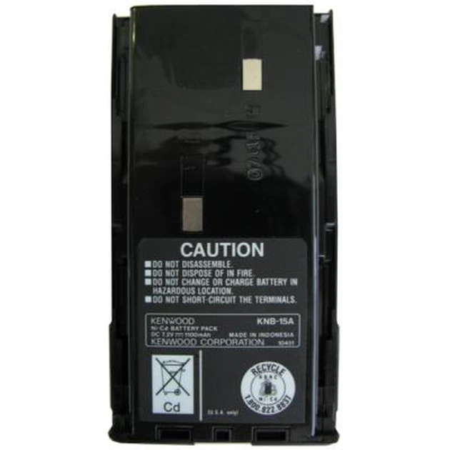 Акумуляторна батарея Kenwood KNB-15A Ni-Cd, 7,2V, 1100mAh (KNB-15A) - зображення 1
