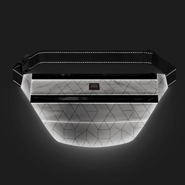 Поясна сумка-бананка для собак WAUDOG Family світловідбивна 33х17х10 см (5686) - picture 6