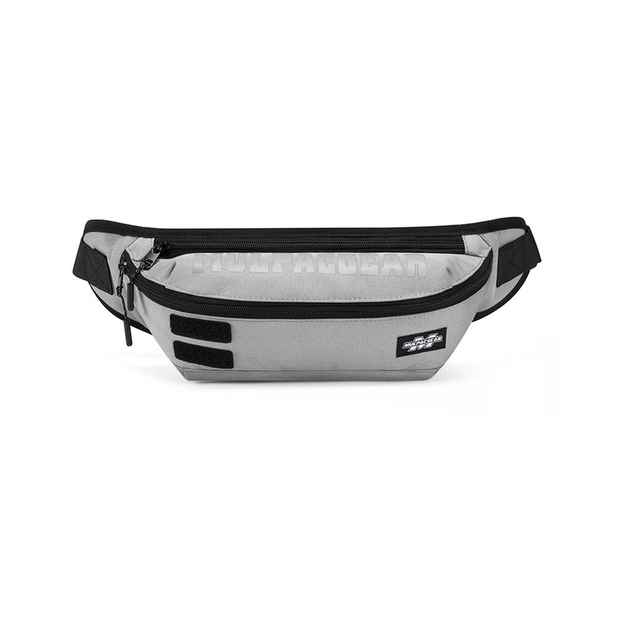 Сумка-бананка Optima сіра (KB-1376-E-grey) - изображение 1