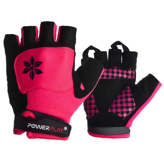 Велорукавиці PowerPlay Women 5284 Pink S (5284C_S_Pink) - зображення 1