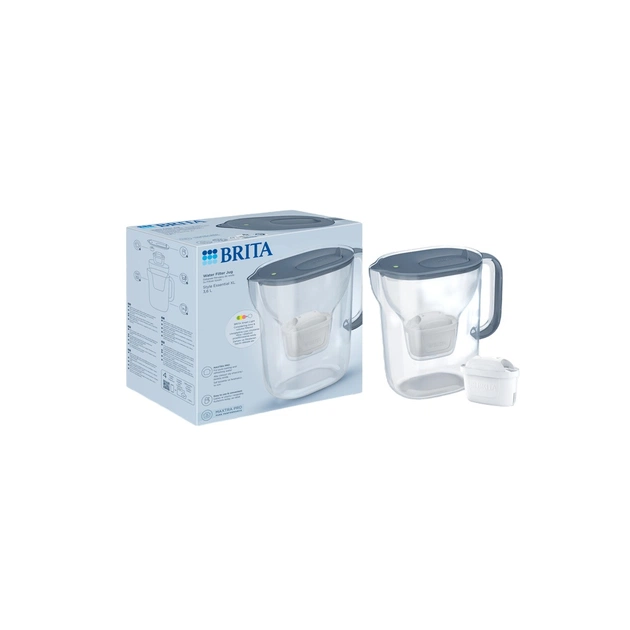 Фільтр-глечик Brita Style Essential XL MXPro 3.6л з картриджем сіро-блакитний (1058043) - picture 11