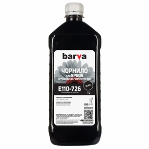 Чорнило Barva EPSON M1100/M3170 (110) BLACK 1л Pigm. (E110-726) зображення 1