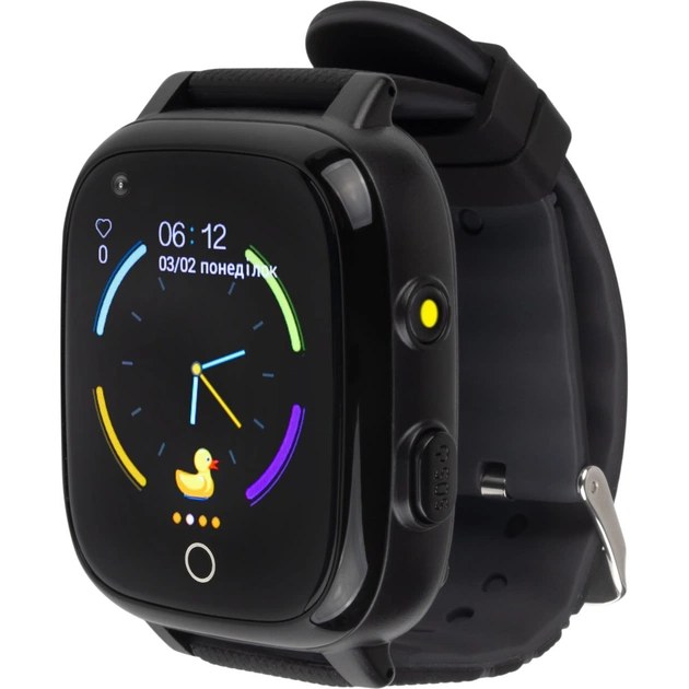 Смарт-годинник Amigo GO005 4G WIFI Kids waterproof Thermometer Black (747016) - зображення 1