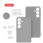 Чехол для мобильного телефона Intaleo Silicone Samsung Galaxy S24 Plus Grey (1283126600364) - уменьшенное изображение 5