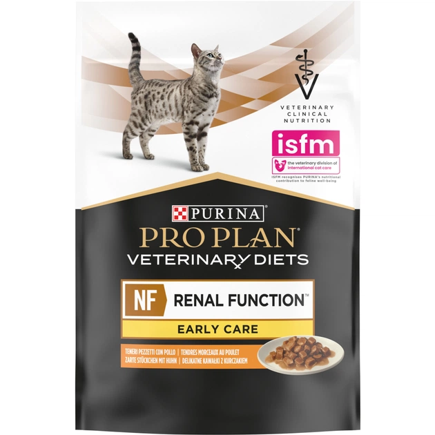 Вологий корм для кішок Purina Pro Plan Veterinary Diets NF Renal Function Early Care З куркою 10 x 85 г (7613287873934) - picture 2