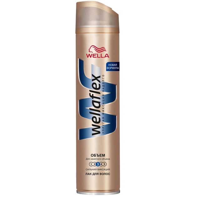 Лак для волосся WellaFlex Объем до 2-х дней Сильная фиксация 250 мл (4056800673834) - изображение 1