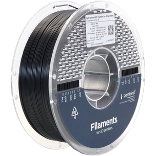 Пластик для 3D-принтера Gembird ABS High Speed, 1.75 мм, 1kg, black (3DP-ABS1.75HY-01-BK) зображення 1
