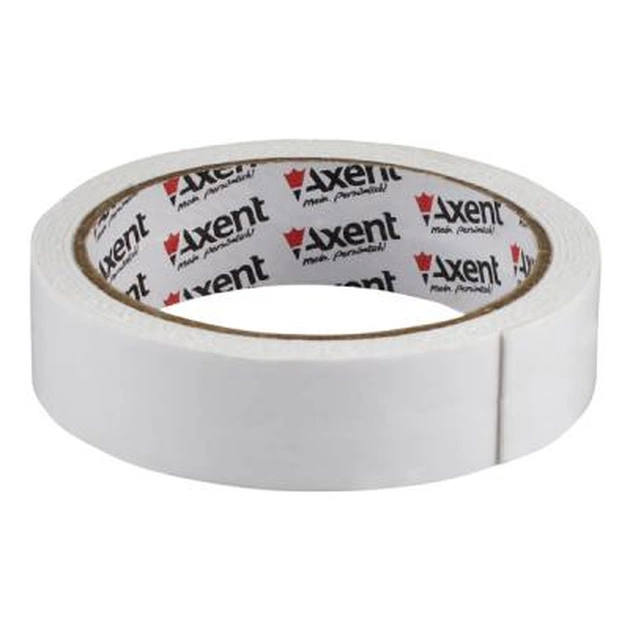 Скотч Axent double-sided, 24mmХ2m, foamed (3112-А) - изображение 1
