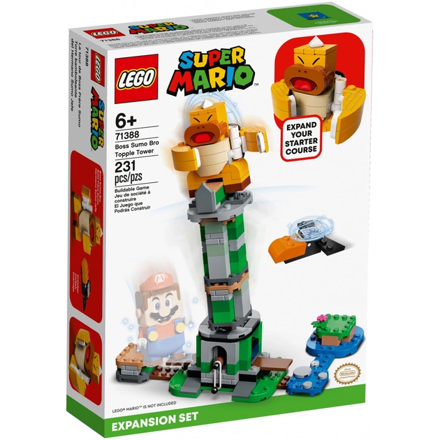 Конструктор LEGO Super Mario Додатковий набір «Падаюча вежа боса братика-сумо» (71388) - изображение 1
