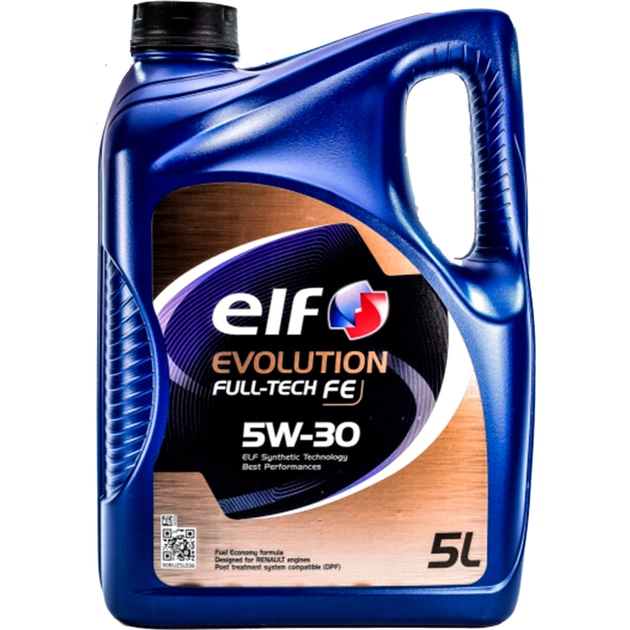 Моторное масло ELF EVOL. FULLTECH FE 5w30 5л. (4573) - изображение 1