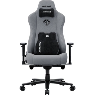 Крісло ігрове AndaSeat Novis Plus Fabric XL Grey (AD23YC-XL-01-G-F-G04) зображення 1