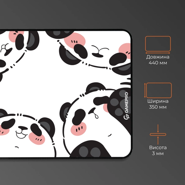 Килимок для мишки GamePro Speed/Control White (MP145WP) - picture 4