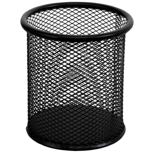 Підставка для ручок H-Tone кругла металева, 9 х 10 см, чорна (JJ41205) зображення 1