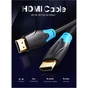 Кабель мультимедійний HDMI M to HDMI M 1.0m V2.0 Vention (AACBF) - зменшене зображення 3