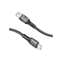 Дата кабель USB-C to USB-C 1.2m 60W PD FletchLink-CC black Promate (fletchlink-cc.black) - уменьшенное изображение 1