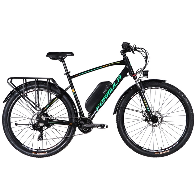 Електровелосипед Formula eCURSOR MAN AM DD 29" 21" 48B 13А*г 500Вт 2026 чорно-зелений (ELB-FR-29-246) - picture 1