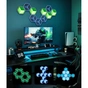 Светильник Govee H606A Glide Hexagon Light, 7шт, RGBIC WI-FI/Bluetooth, Meteor grey (H606AC81) - уменьшенное изображение 9