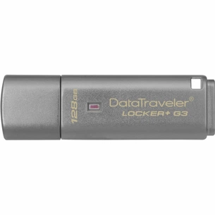 USB флеш накопичувач Kingston 128GB DataTraveler Locker+ G3 USB 3.0 (DTLPG3/128GB) зображення 1