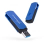 USB флеш накопичувач eXceleram 16GB P2 Series Blue/Black USB 3.1 Gen 1 (EXP2U3BLB16) - зменшене зображення 1