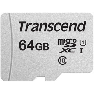 Карта пам'яті Transcend 64GB microSDXC class 10 UHS-I U1 (TS64GUSD300S) зображення 1