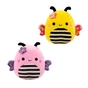 М'яка іграшка Squishmallows Друзі Джмелі 2 шт, 19 см (SQVA00843) - зменшене зображення 1