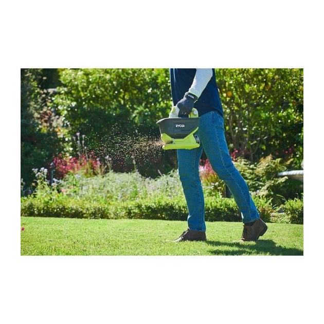 Сівалка Ryobi акумуляторна ONE+ OSS1800, 18V, 4л, розкид до 3.5м, 1.4кг (без АКБ та ЗП) (5133003729) - picture 11