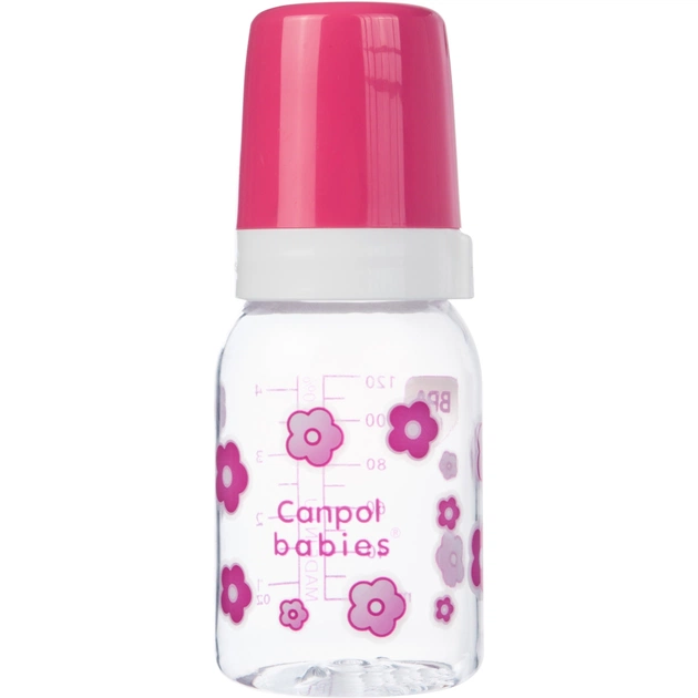 Пляшечка для годування Lovi 120 мл (BPA FREE) рожева (11/820) - зображення 1