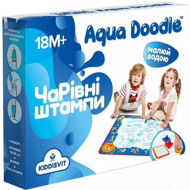Набір для творчості Aqua Doodle Чарівні водні штампи (AD8001N) - зображення 1