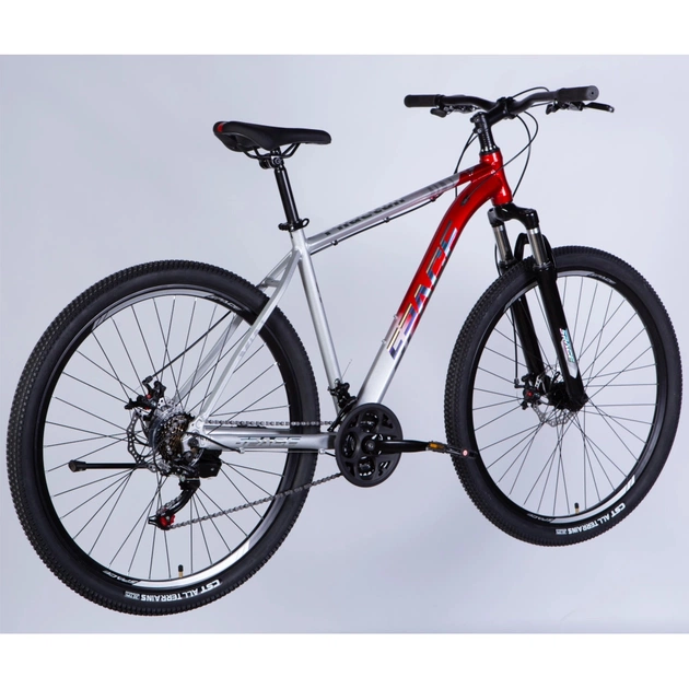 Велосипед Space 29" PHAETON DD FR рама-18" AL 2026 сріблясто-червоний (OPS-SP-29-181) - изображение 3