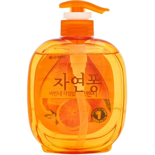 Засіб для ручного миття посуду LG Natural Pong Апельсин 500 мл (8801051232295) зображення 1