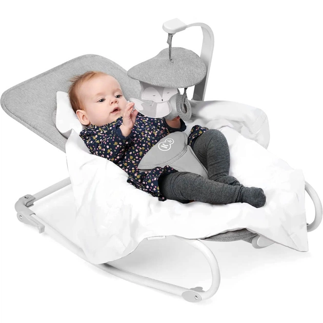 Крісло-гойдалка Kinderkraft Felio 2 Stone Grey (5902533921119) - picture 4