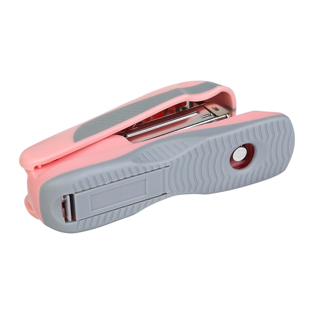 Степлер Buromax пластиковий PASTEL, 20 аркушів, (скоби №24, 26), 111 х 62 х 32 мм, рожевий (BM.4215-10) - picture 3