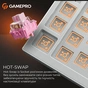 Клавиатура GamePro MK160 V2 Warden QLAB Sakura Linear RGB USB UA White (MK160-V2-BL-QS) - уменьшенное изображение 13