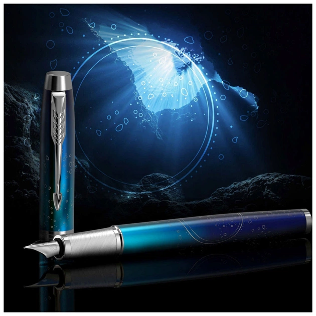 Ручка пір'яна Parker IM 17 Premium SE Last Frontier Submerge CT  FP F (25 211) - изображение 7