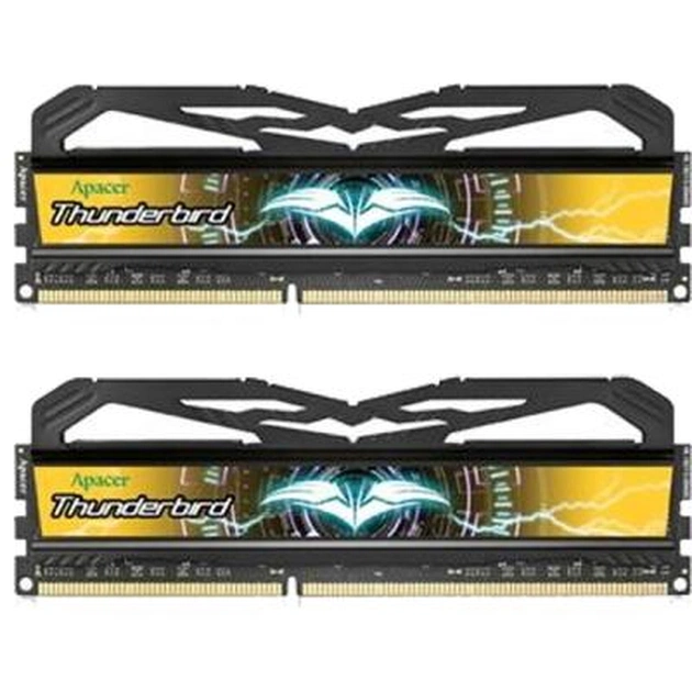 Модуль пам'яті для комп'ютера DDR3 8GB (2x4GB) 2933 MHz Thunderbird Series-Black Apacer (DK.08GAY.KB6K2) - зображення 1
