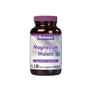 Минералы Bluebonnet Nutrition Магний малат, Magnesium Malate, 90 вегетарианских капсул (BLB0752) изображение 1