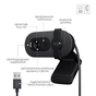 Веб-камера Logitech Brio 100 Full HD Graphite (960-001585) - уменьшенное изображение 6
