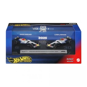 Масштабная модель автомобиля Hot Wheels набор из 2-х коллекционных болидов VCARB Liam Lawson и Isack Hadjar Formula 1 (JMM94) изображение 1