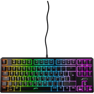 Клавіатура Xtrfy K4 TKL RGB Kailh Red Ukr-Ru Black (XG-K4-RGB-TKL-R-UKR) зображення 1