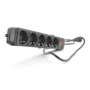 Мережевий фільтр живлення Merlion 5 розеток, 10м (B5100) зображення 1