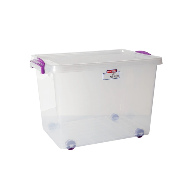 Контейнер для зберігання Irak Plastik на колесах прозорий 33.5 л (4672) - picture 1