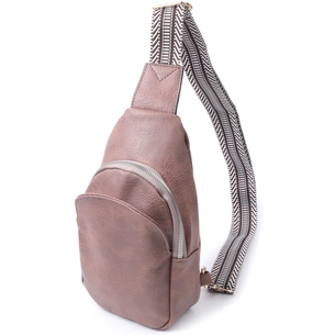 Сумка Vintage Компактна жіноча через плече з екошкіри Коричнева (22778) зображення 1