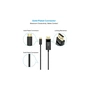 Кабель мультимедійний USB-C to DisplayPort 1.8m 4K 60Hz Choetech (XCP-1801BK) - уменьшенное изображение 5